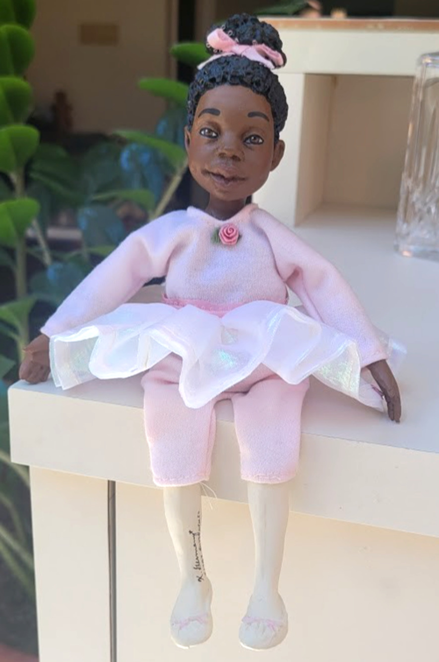Daddy’s Long Legs “Sissy” Karen Germany Artist Doll 1994 Resin with Tag